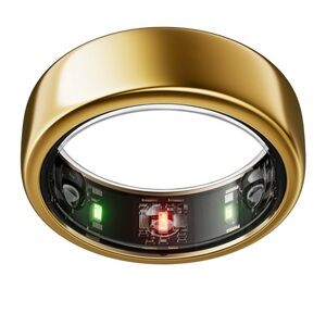 Oura Gold Smart Ring Gen 3 Size 8 w/charger